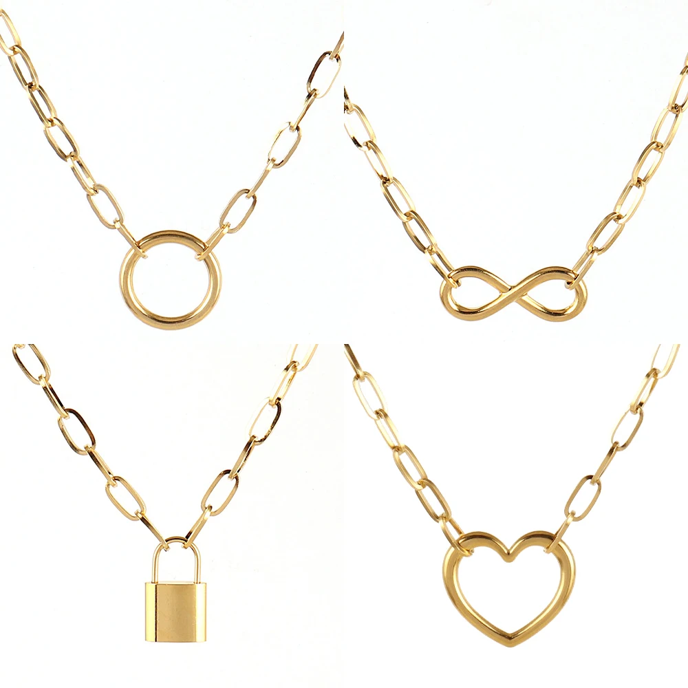 Punk Stainless Steel Necklaces For Women Necklace Pendant Necklace Lock Elizabeth Necklace Choker Chain Necklaces Jewelry Gift
Punk Stainless Steel Necklaces For Women Necklace Pendant Necklace Lock Elizabeth Necklace Choker Chain Necklaces Jewelry Gift