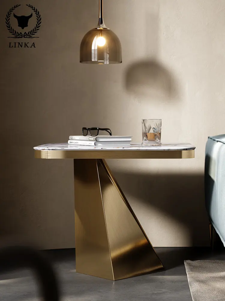 Charm, luxury, edge, sofa, living room, small square, modern, simple and creative small coffee table, Nordic rock plate angle
Charm, luxury, edge, sofa, living room, small square, modern, simple and creative small coffee table, Nordic rock plate angle