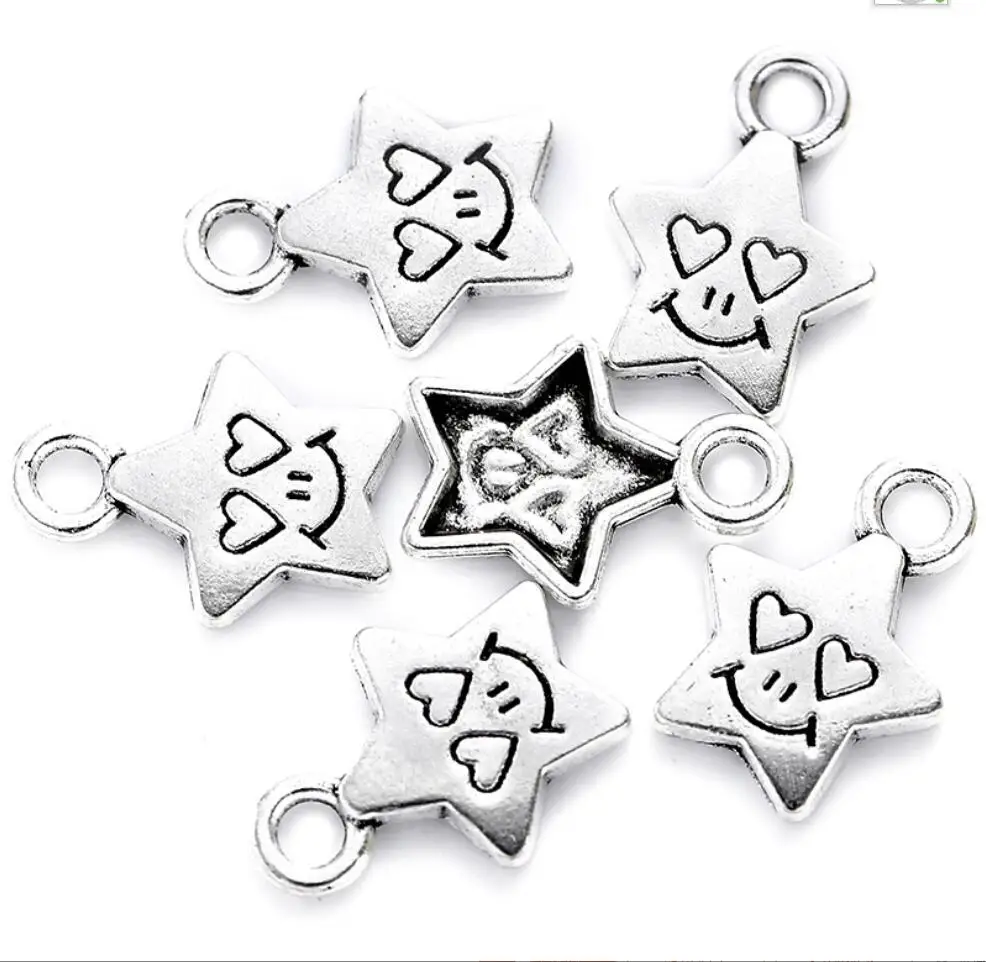 200pcs 15*11mm Star Charms Pendant Antique Silver Color Star Charm Pendants Jewelry Accessories DIY Tiny Tar Charms F0735
200pcs 15*11mm Star Charms Pendant Antique Silver Color Star Charm Pendants Jewelry Accessories DIY Tiny Tar Charms F0735