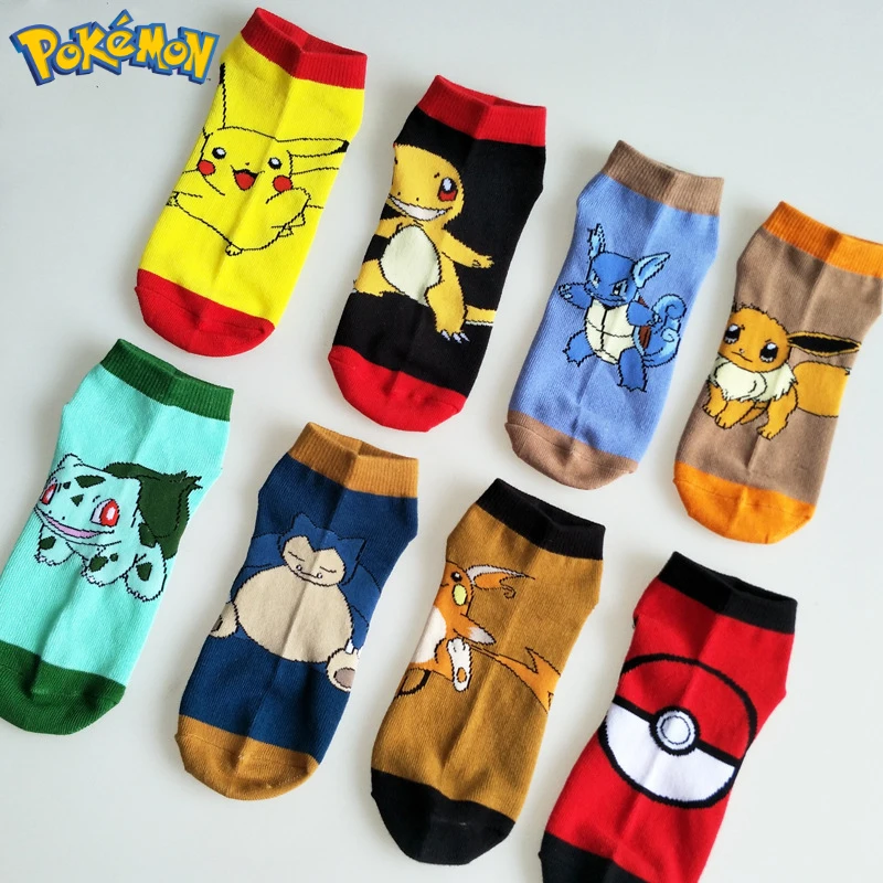 Pokemon Cartoon Figure Pikachu Cute Socks Pokemon Snorlax Charmander Bulbasaur Anime Cosplay Men Women Ankle Cotton Socks Gifts
Pokemon Cartoon Figure Pikachu Cute Socks Pokemon Snorlax Charmander Bulbasaur Anime Cosplay Men Women Ankle Cotton Socks Gifts