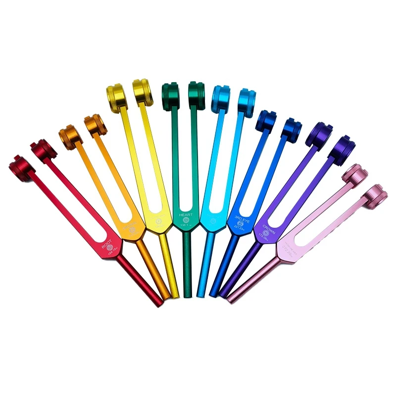 The Colored Chakra Tuning Forks The Frequency Is Perfect Used In Healing To Keep The Body, Mind And Spirit In Perfect Harmony 
The Colored Chakra Tuning Forks The Frequency Is Perfect Used In Healing To Keep The Body, Mind And Spirit In Perfect Harmony