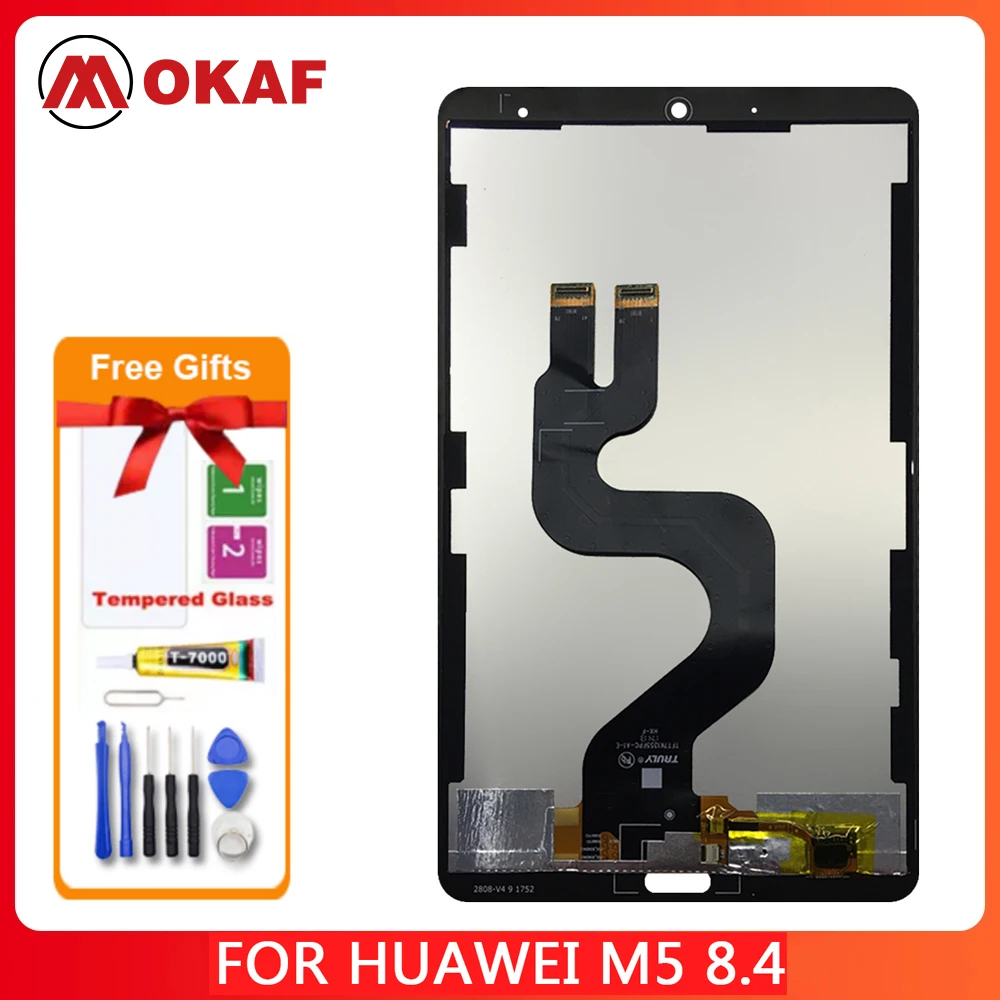 

OKANFU New Original 8.4" New LCD For Huawei MediaPad M5 8.4 SHT-AL09 SHT-W09 LCD Display Touch Screen Digitizer Plane Assembly R
