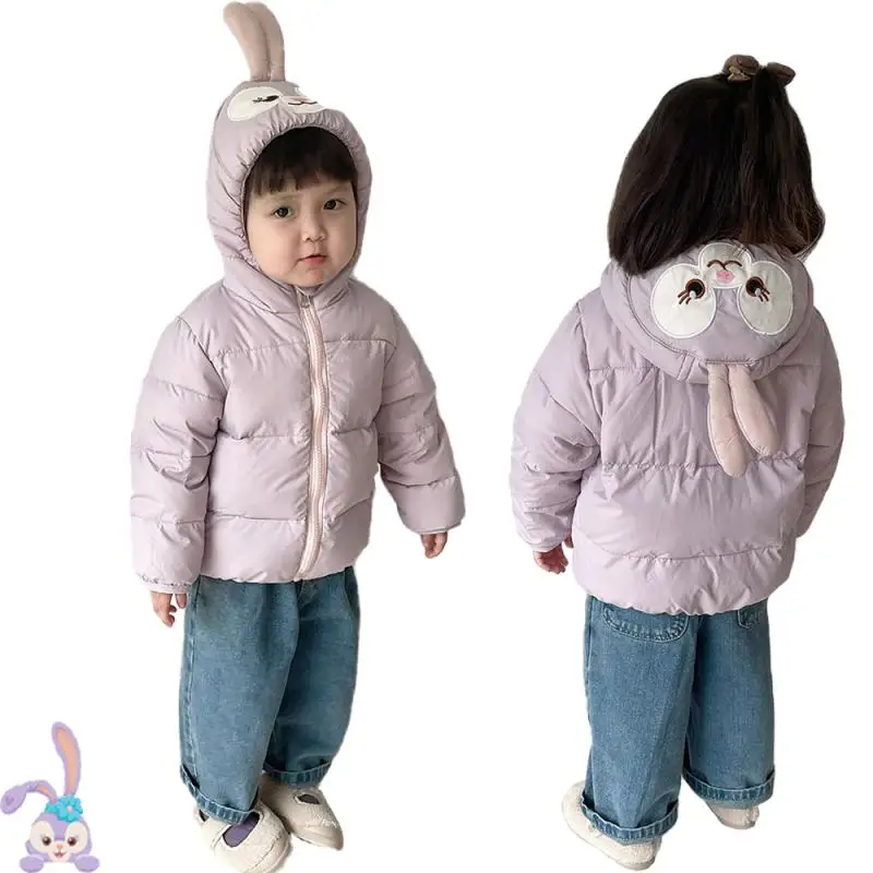 Disney Winter Jacket Kids Stellalou Cute Warm Hooded Coats Cartoon Animals Children Outerwear Boys Girls Zipper Clothing Plush
Disney Winter Jacket Kids Stellalou Cute Warm Hooded Coats Cartoon Animals Children Outerwear Boys Girls Zipper Clothing Plush