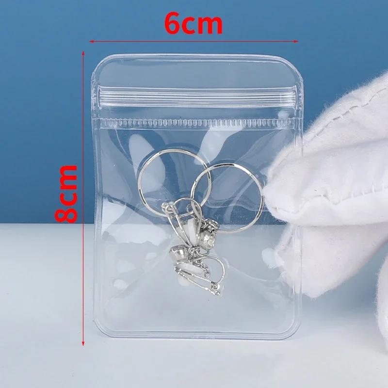 Прозрачные пакеты для хранения украшений из ПВХ 
Прозрачные пакеты для хранения украшений из ПВХ