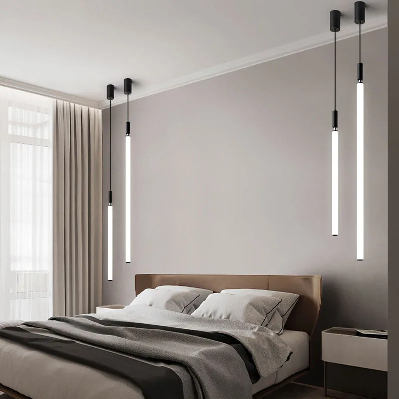 Modern Minimalist Led Pendant Lights Black for Table Dining Living Room Bedroom Bedside Chandelier Home Decor Indoor Lighting
Modern Minimalist Led Pendant Lights Black for Table Dining Living Room Bedroom Bedside Chandelier Home Decor Indoor Lighting