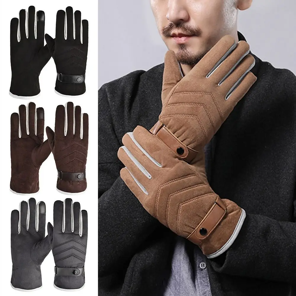 1Pair New Suede Furry Winter Glove Full Finger Gloves Skin-friendly Windproof Waterproof Men Fashion Outdoor Warm Mittens
1Pair New Suede Furry Winter Glove Full Finger Gloves Skin-friendly Windproof Waterproof Men Fashion Outdoor Warm Mittens