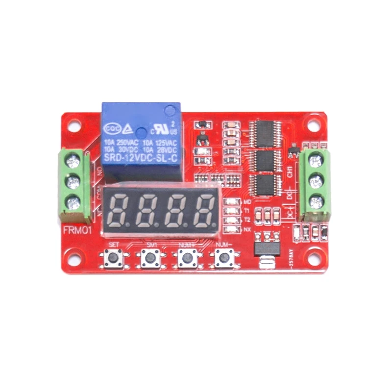 FRM01 PLC Digital реле дисплея Module 12V релейный модуль контроля задержки времени
FRM01 PLC Digital реле дисплея Module 12V релейный модуль контроля задержки времени
