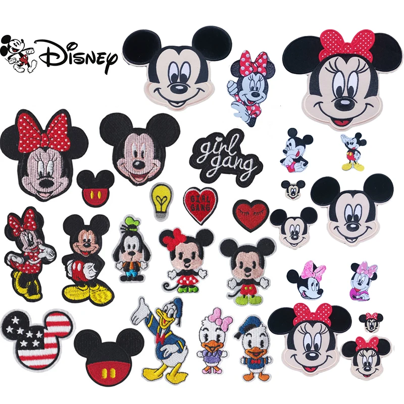 Disney Cartoon Mickey Mouse Minnie Donald Daisy Goofy Patches Minnie Decoration DIY Apparel Sewing Fabric Embroidery Cloth Paste
Disney Cartoon Mickey Mouse Minnie Donald Daisy Goofy Patches Minnie Decoration DIY Apparel Sewing Fabric Embroidery Cloth Paste