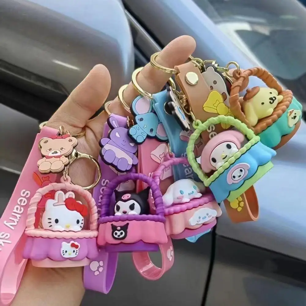My Melody Hello Kitty Bag Pendant Kawaii Sanrio Keychain Anime Figures Backpack Accessories Kuromi Cinnamoroll Keyring Kids Toy
My Melody Hello Kitty Bag Pendant Kawaii Sanrio Keychain Anime Figures Backpack Accessories Kuromi Cinnamoroll Keyring Kids Toy