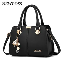 Newposs Famous Designer Brand Bags Women Leather Handbags 2022 Luxury Ladies Hand Bags Purse Fashion Shoulder Bags