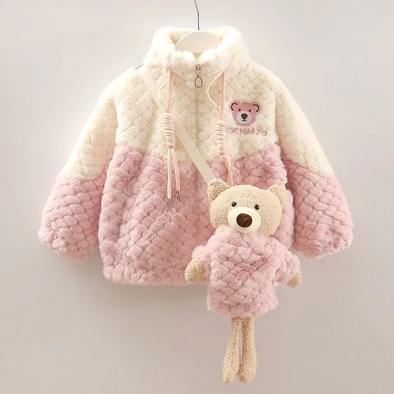 Autumn Winter Fur Jacket Coat Kids Fashion Clothes For Teens Girls Cardigan 4 To 12 Children Outwear Coats Fleeced Clothing
Autumn Winter Fur Jacket Coat Kids Fashion Clothes For Teens Girls Cardigan 4 To 12 Children Outwear Coats Fleeced Clothing