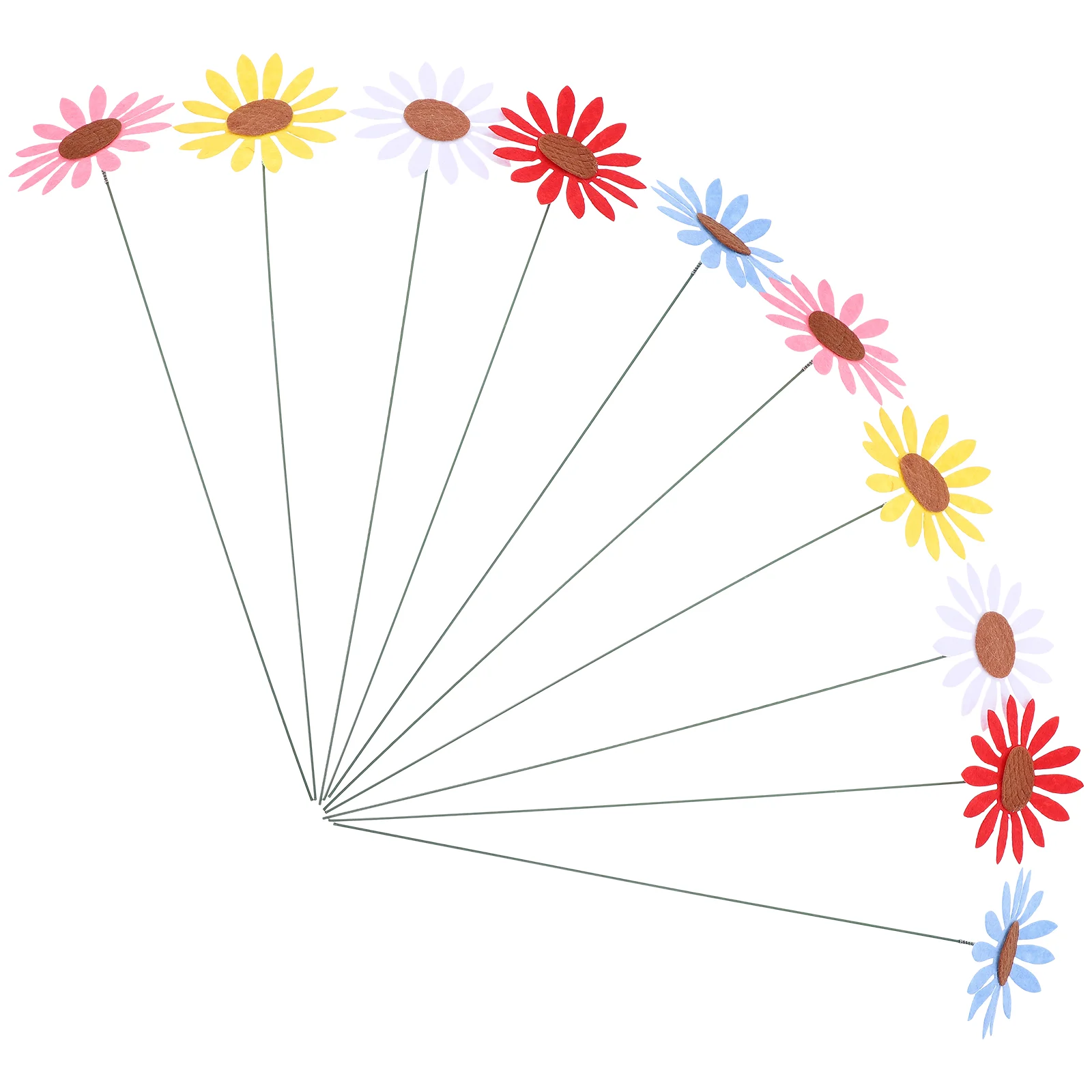 10Pcs Daisy Garden Stake Sunflower Sunflower Sunflower Decor Sunflower Sunflower Sunflower Decorative Colorful Flower Stake
10Pcs Daisy Garden Stake Sunflower Sunflower Sunflower Decor Sunflower Sunflower Sunflower Decorative Colorful Flower Stake
