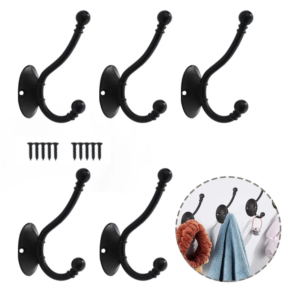 5PCS Clothes Hanger Wall Hooks Cabinet Doors Coat Hat Hooks Bathroom Towel Hook European-Style Antique Home Storage Hanger
5PCS Clothes Hanger Wall Hooks Cabinet Doors Coat Hat Hooks Bathroom Towel Hook European-Style Antique Home Storage Hanger