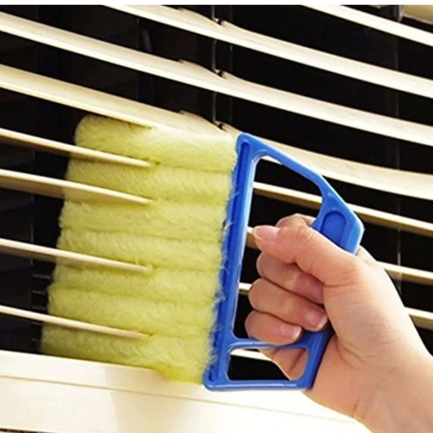 

Vent Blinds Cleaner Cloth Brush Auto Air Conditioner Microfiber Air Conditioner Duster Car Electric Fan Cleaner Washable Tool