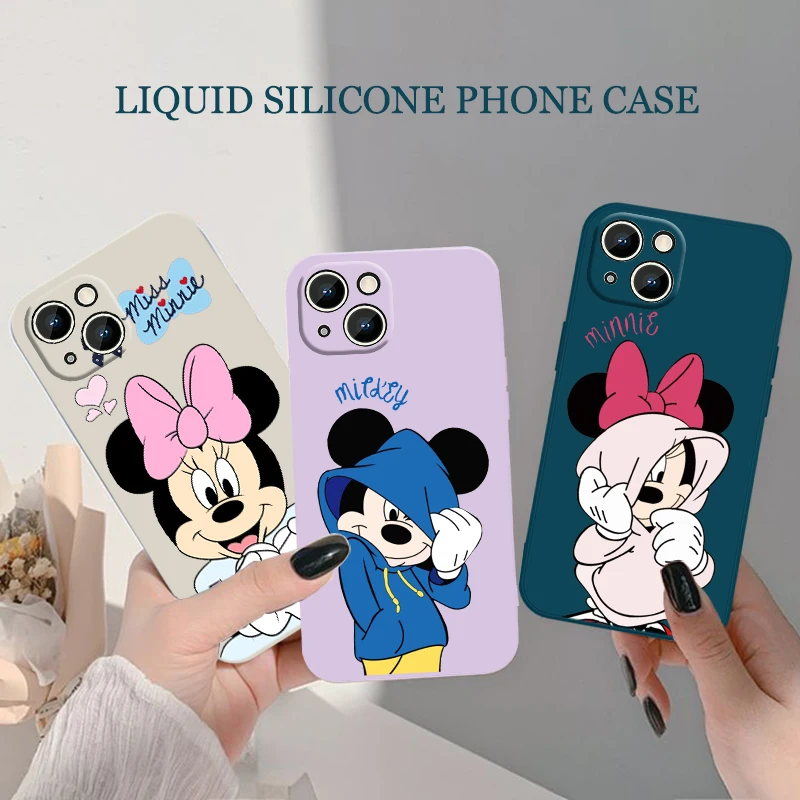 Mickey and Minnie Couple Disney Phone Case For iPhone 6 6S 7 8 plus X XR XS 11 12 13 14 pro MAX 12 13 mini Liquid Rope Soft Back
Mickey and Minnie Couple Disney Phone Case For iPhone 6 6S 7 8 plus X XR XS 11 12 13 14 pro MAX 12 13 mini Liquid Rope Soft Back