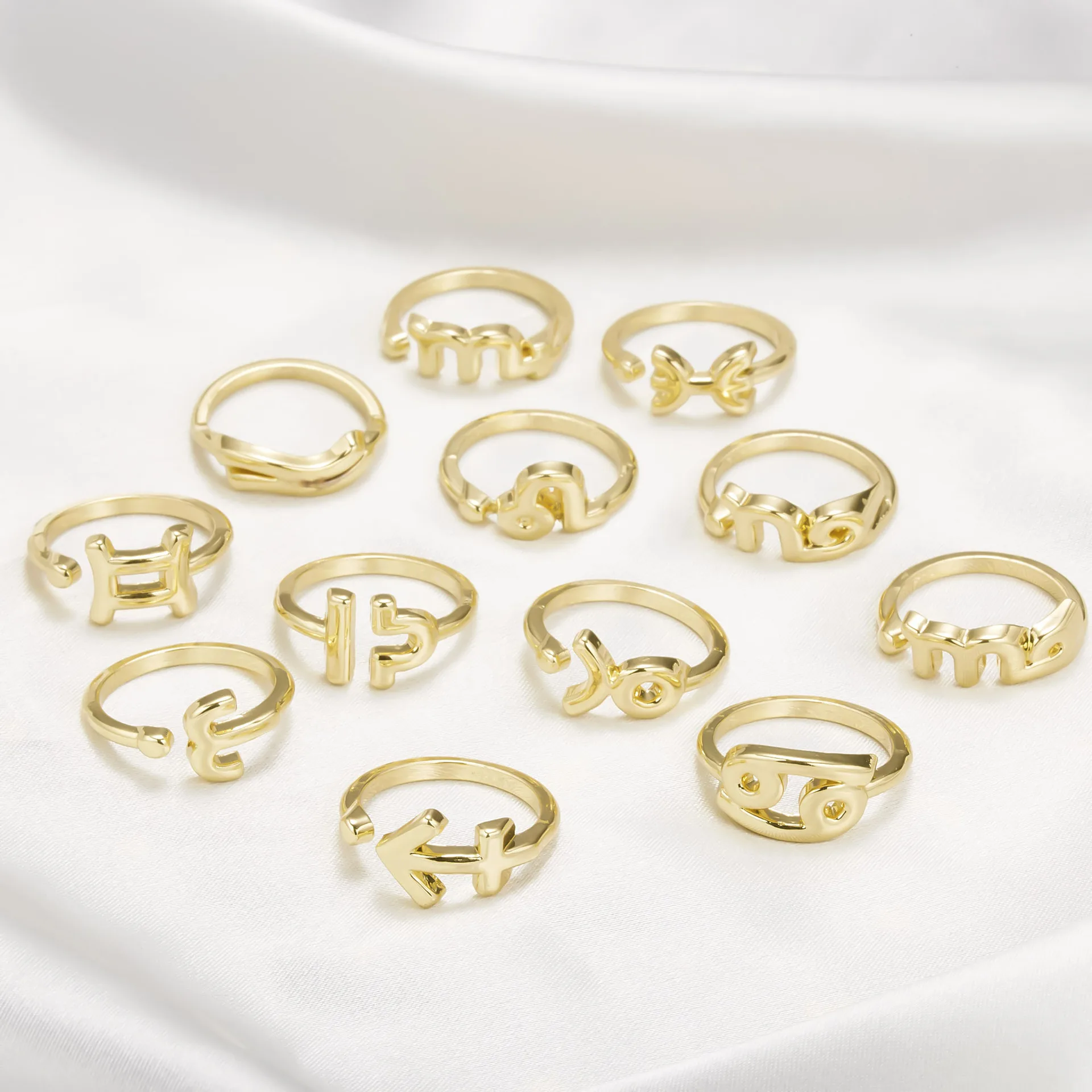 Constellation Ring Symbol Version Ring 12 Constellation Creative Personality Opening Adjustable Joint Ring Birth Gift Wholesale
Constellation Ring Symbol Version Ring 12 Constellation Creative Personality Opening Adjustable Joint Ring Birth Gift Wholesale
