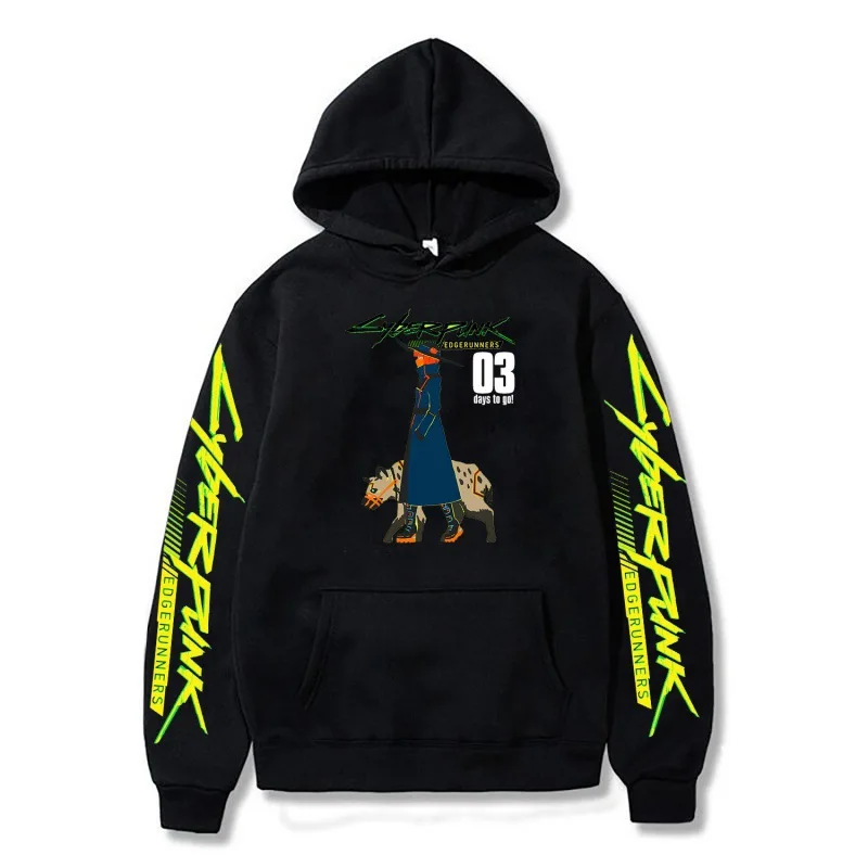 Hot Game CYBERPUNK EDGERUNNERS Hoodie Men/Women Casual Fashion Sweatshirts Unisex Streetwear Harajuku Clothes Oversize Tee Top
Hot Game CYBERPUNK EDGERUNNERS Hoodie Men/Women Casual Fashion Sweatshirts Unisex Streetwear Harajuku Clothes Oversize Tee Top