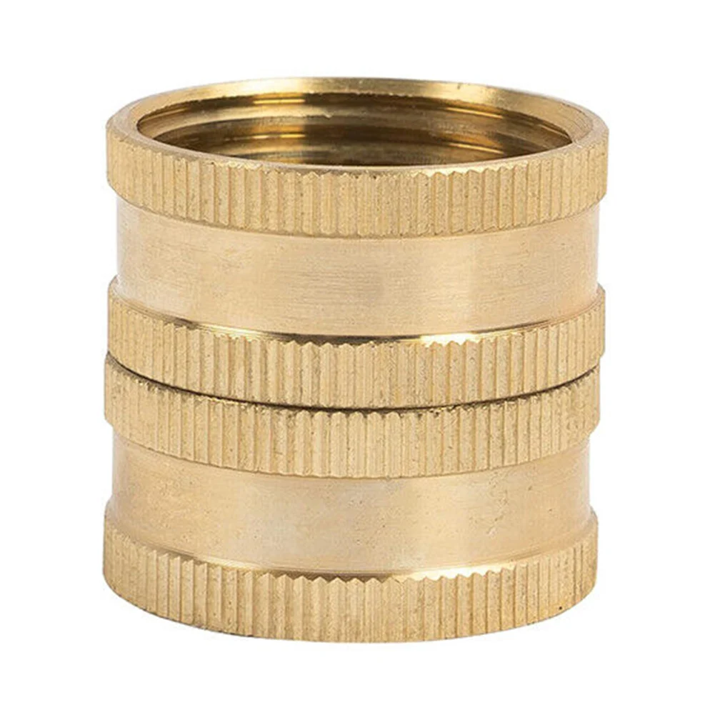 1/2pcs Water Hose Adapter Solid Brass Female To Female 3/4 Inch Garden Hose Connecter Gardening Household Faucet Accessories
1/2pcs Water Hose Adapter Solid Brass Female To Female 3/4 Inch Garden Hose Connecter Gardening Household Faucet Accessories