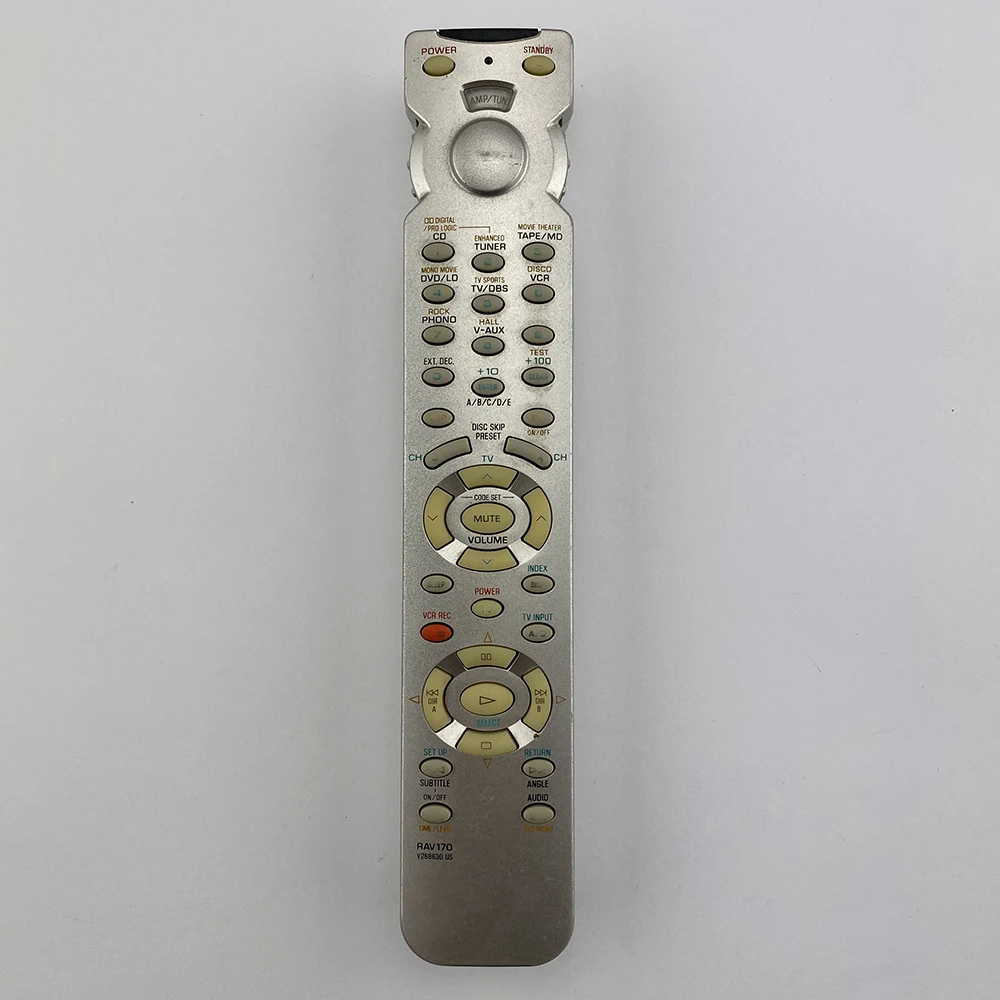 80% New Original GENUINE Remote Control RAV170 For YAMAHA AV Receiver HTR-5150 RXV595A RAV174 RX-V595A R-V905 Fernbedienung
80% New Original GENUINE Remote Control RAV170 For YAMAHA AV Receiver HTR-5150 RXV595A RAV174 RX-V595A R-V905 Fernbedienung