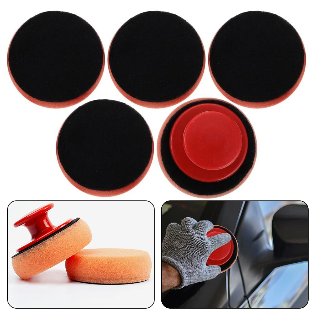 5pcs Car Wax Applicator Pads 1 X Grip Handle For Coat Paints Waxing, Polishing, And Sealing Glaze, To Clean And Improve Lightnes
5pcs Car Wax Applicator Pads 1 X Grip Handle For Coat Paints Waxing, Polishing, And Sealing Glaze, To Clean And Improve Lightnes