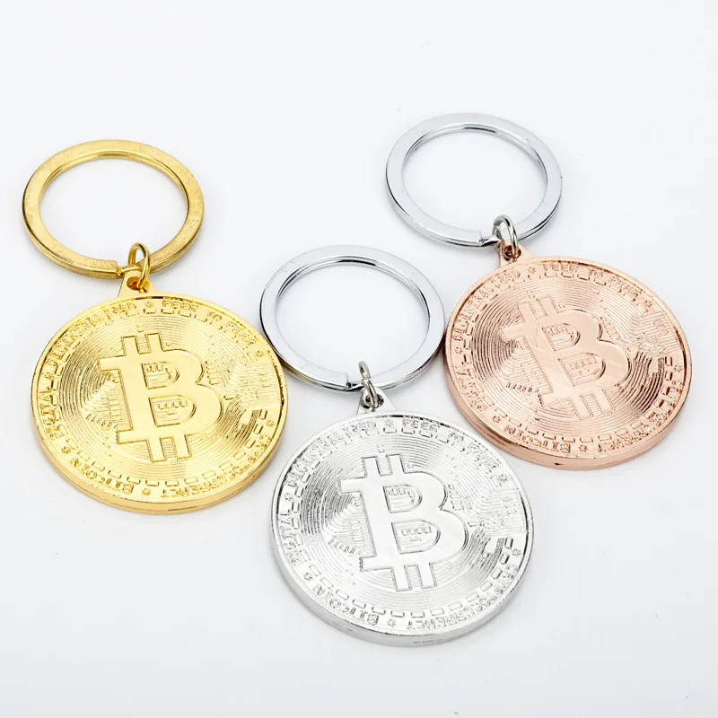 New Keychain Bit Virtual Currency Creative Personality Metal Key Ring Gold Coin Keychain Letter Alloy Car Key Pendant Jewelry
New Keychain Bit Virtual Currency Creative Personality Metal Key Ring Gold Coin Keychain Letter Alloy Car Key Pendant Jewelry