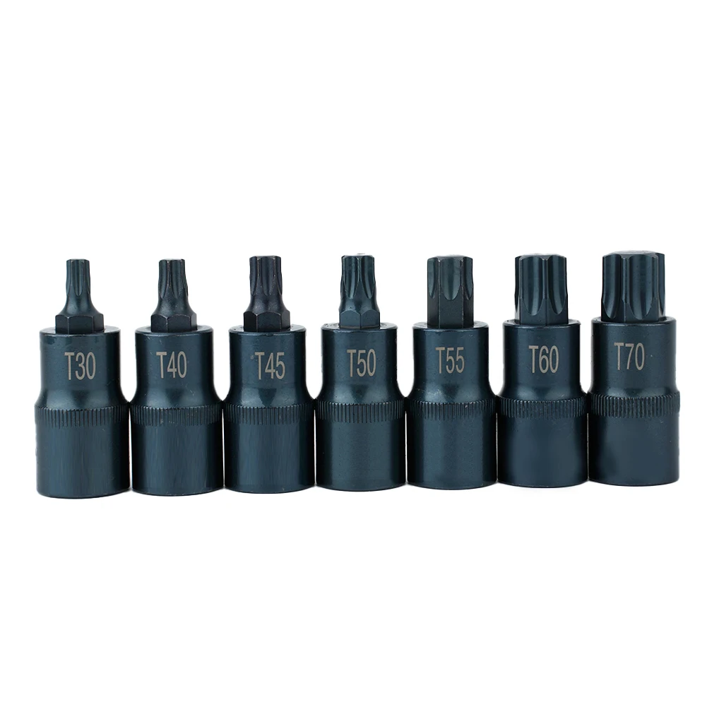 Multi-functional Torx Screwdriver Bit Tool 1/2‘’ Alloy Steel Socket Adapter T30-T70 Adapter Ratchet Wrenches Hand Tool
Multi-functional Torx Screwdriver Bit Tool 1/2‘’ Alloy Steel Socket Adapter T30-T70 Adapter Ratchet Wrenches Hand Tool