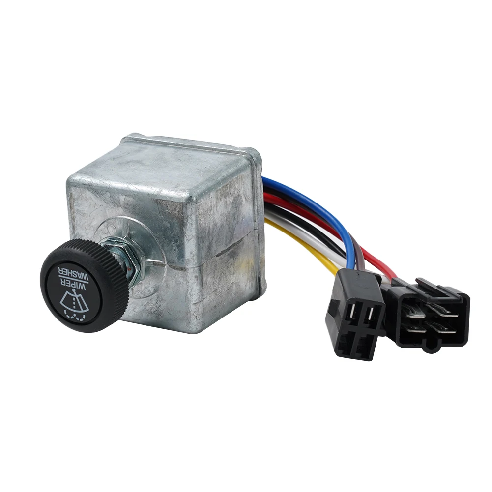 Washer Switch Wiper Switch 2 Pin 6 Wire Car Accessories Knob Metal Parts Replacement For Peterbilt 330 335 357
Washer Switch Wiper Switch 2 Pin 6 Wire Car Accessories Knob Metal Parts Replacement For Peterbilt 330 335 357