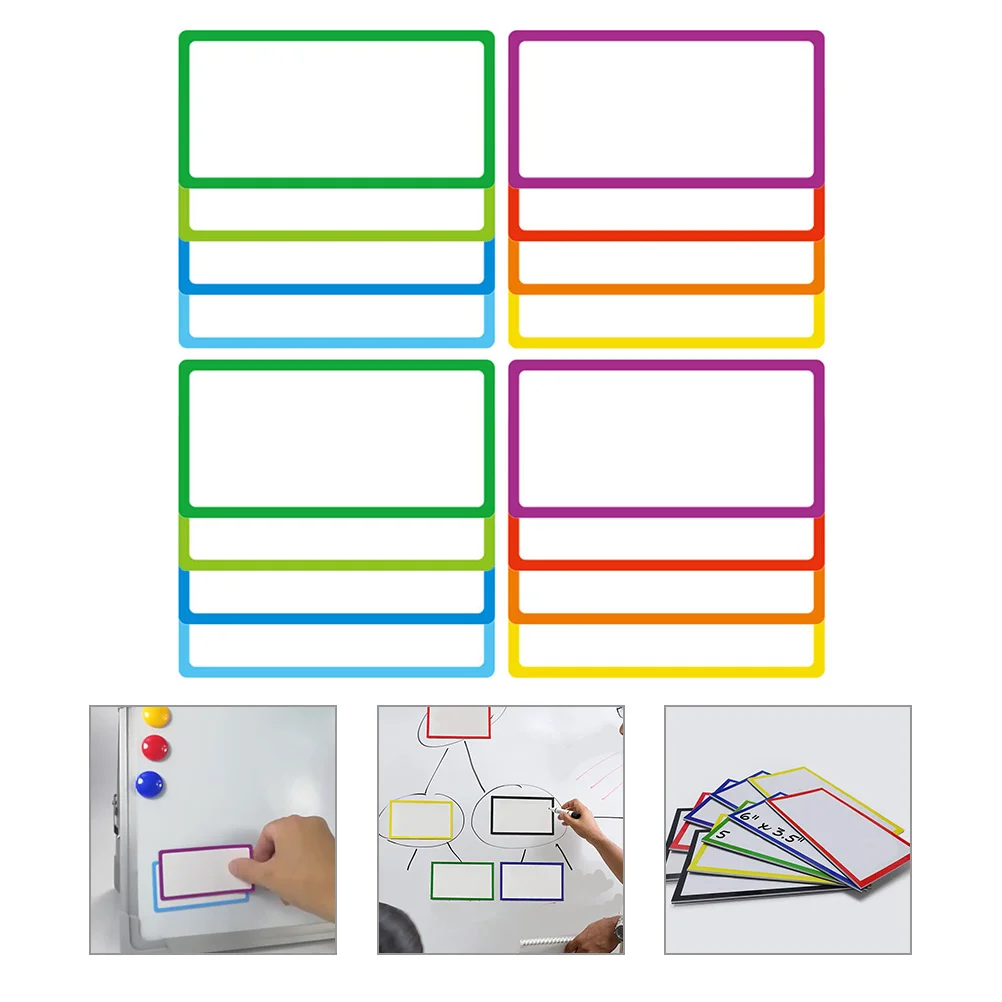 16 Pcs Fridge Magnets Magnetic Name Tape Dry Erase Tags Whiteboard Multifunction Classroom Labels Writable
16 Pcs Fridge Magnets Magnetic Name Tape Dry Erase Tags Whiteboard Multifunction Classroom Labels Writable