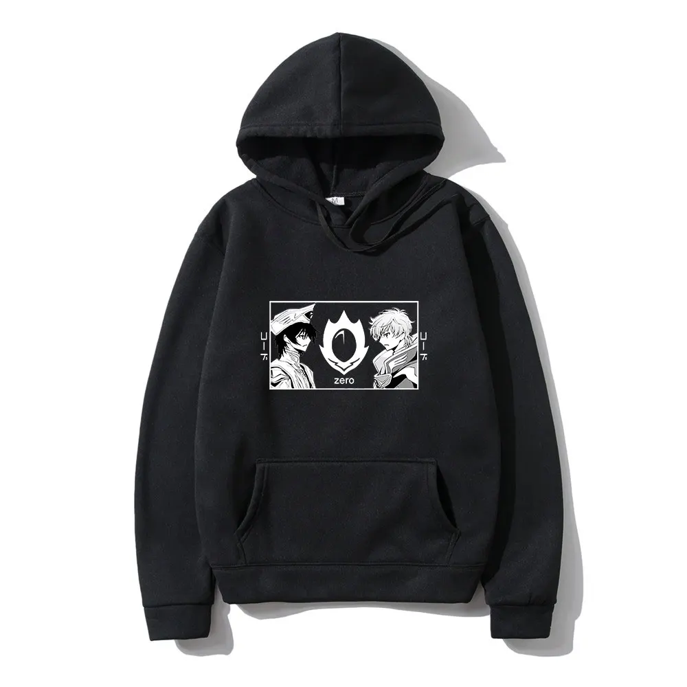 2021 Trend Wears Four Seasons Long Sleeves Hoodie Anime Code Geass Lelouch Lamperouge Print Fashion Style Loose Couples Hoodies
2021 Trend Wears Four Seasons Long Sleeves Hoodie Anime Code Geass Lelouch Lamperouge Print Fashion Style Loose Couples Hoodies