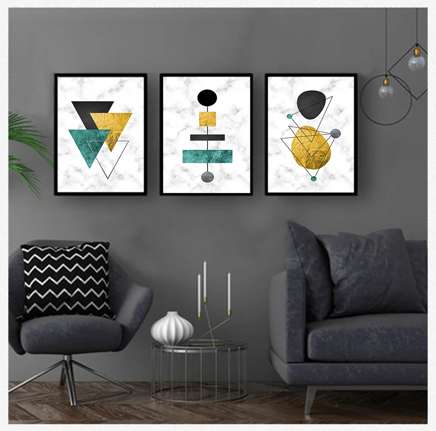 Modular Wall Paintings For Living Room Wall Art Home Decor No Framed Nordic Geometric Art Pattern Stitching Canvas Print
Modular Wall Paintings For Living Room Wall Art Home Decor No Framed Nordic Geometric Art Pattern Stitching Canvas Print