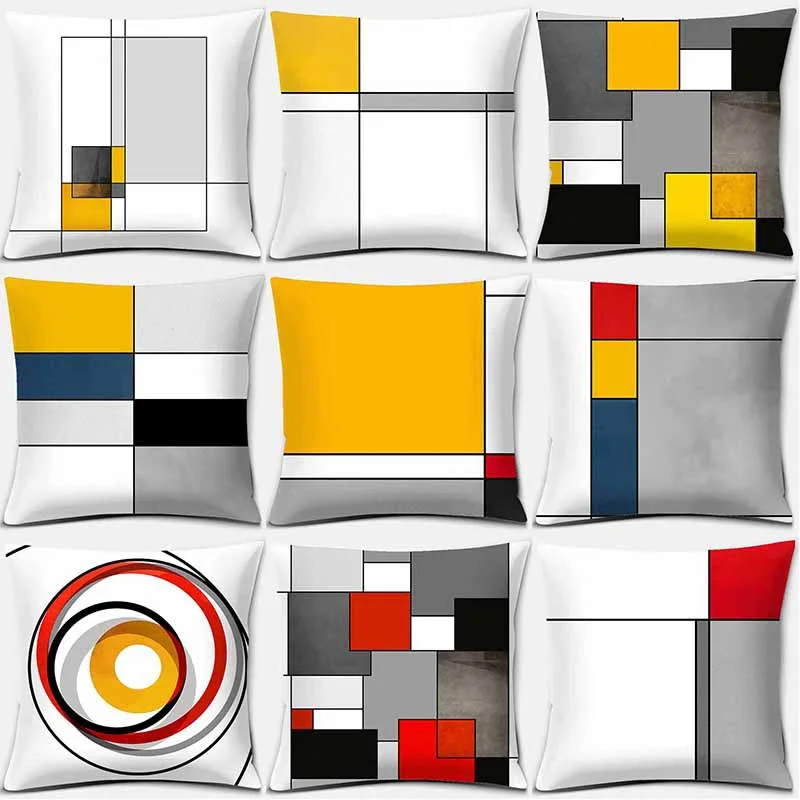 Simple and modern geometry with square printed pillowcase, home decoration, car sofa cushion cover 40x40cm50x50cm60x60cm 
Simple and modern geometry with square printed pillowcase, home decoration, car sofa cushion cover 40x40cm50x50cm60x60cm