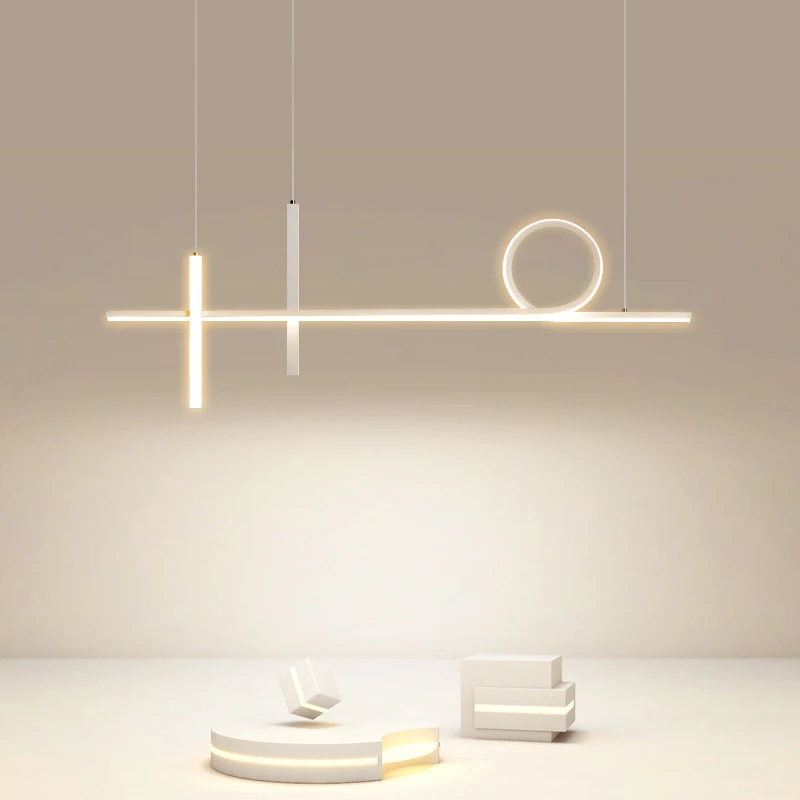 Modern led dining room lamp simple line lustre living room chandelier home decor strip lights Nordic simplicity pendant lights
Modern led dining room lamp simple line lustre living room chandelier home decor strip lights Nordic simplicity pendant lights