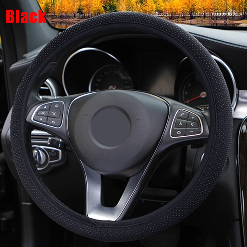 38cm Car Steering Wheel Cover Interior Protector Replacement Universal Knitted fabric
38cm Car Steering Wheel Cover Interior Protector Replacement Universal Knitted fabric