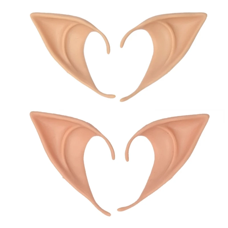 2 Pair PVC Fairy Pixie Fake Elf Ears Halloween Mask New Party Mask Scary Halloween Decoration Soft Pointed Prosthetic Ears Skin
2 Pair PVC Fairy Pixie Fake Elf Ears Halloween Mask New Party Mask Scary Halloween Decoration Soft Pointed Prosthetic Ears Skin