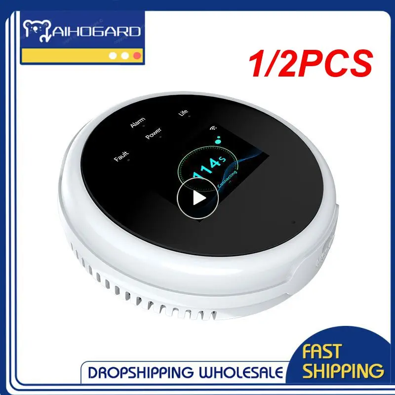 1/2PCS Wireless Natural Gas Sensor Combustible Household Smart LPG Gas Alarm Detector Leakage Sensor Temperature Detectors
1/2PCS Wireless Natural Gas Sensor Combustible Household Smart LPG Gas Alarm Detector Leakage Sensor Temperature Detectors