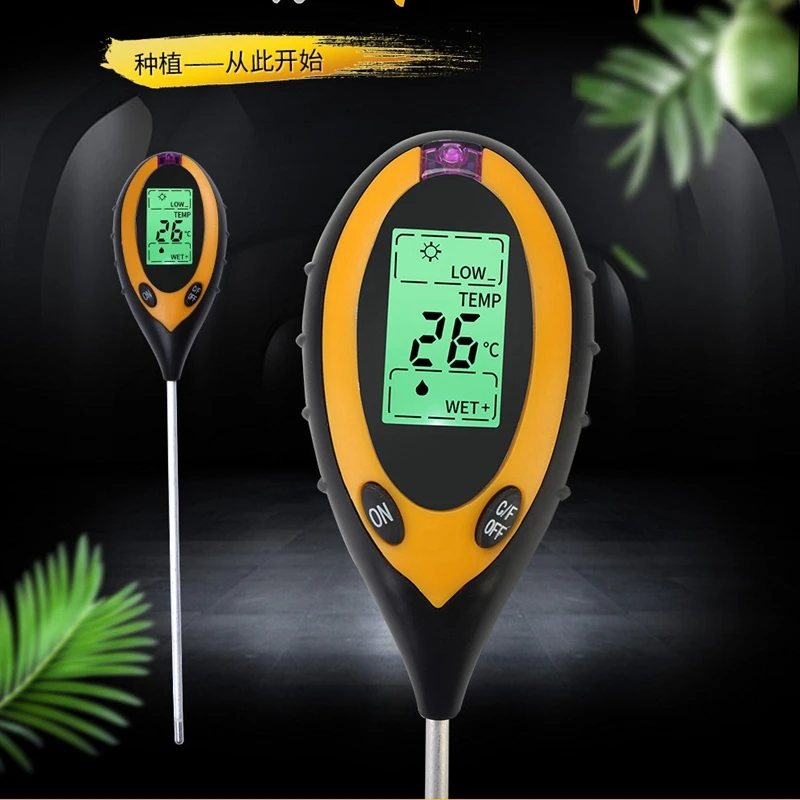 Soil pH Tester, 3/4 in 1 PH Light Moisture Acidity Tester Soil Tester Moisture Meter Plant Soil Tester Kit for Flowers
Soil pH Tester, 3/4 in 1 PH Light Moisture Acidity Tester Soil Tester Moisture Meter Plant Soil Tester Kit for Flowers