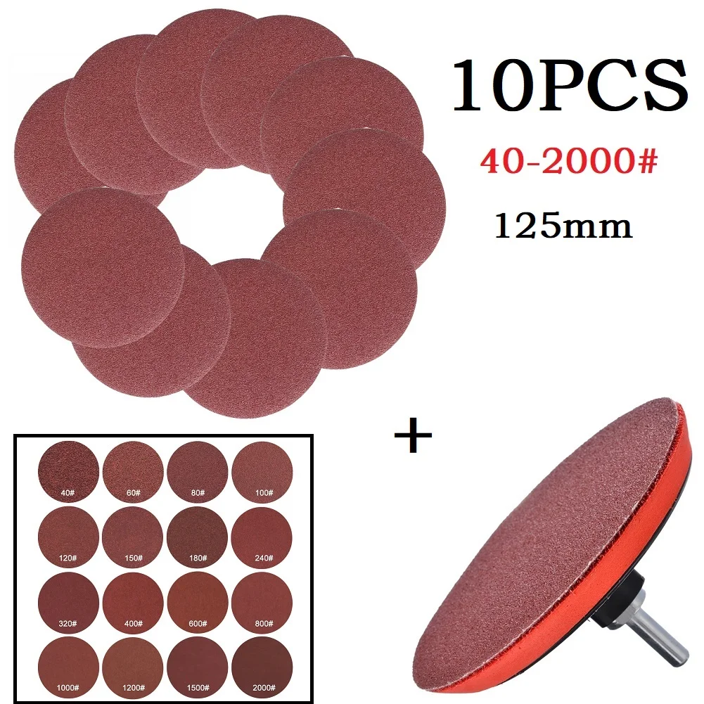 1pcs125mm Self-adhesive Disc M14 Thread + 10 Pieces Of 125mm Red Sandpaper For Drill Grinder Rotary Tools
1pcs125mm Self-adhesive Disc M14 Thread + 10 Pieces Of 125mm Red Sandpaper For Drill Grinder Rotary Tools