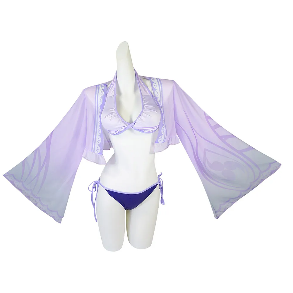 Genshin Impact Baal Raiden Shogun Cosplay Costume Swimwear Cloak Outfits Halloween Carnival Suit
Genshin Impact Baal Raiden Shogun Cosplay Costume Swimwear Cloak Outfits Halloween Carnival Suit