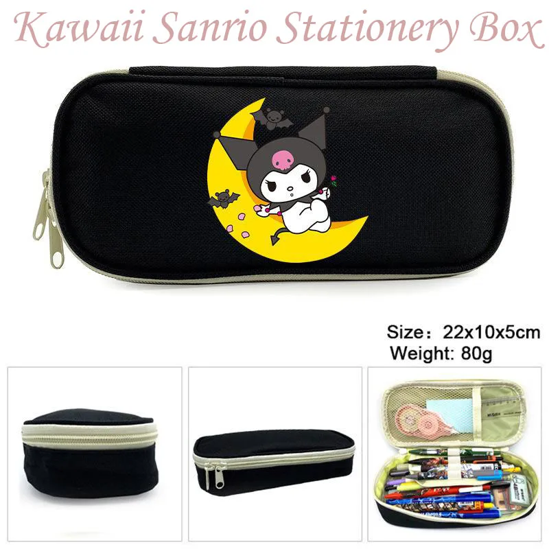 Kawaii Sanrioed Stationery Box Kuromi My Melody Cartoon Anime Large Capacity Canvas Stationery Box Toys for kids Birthday Gift
Kawaii Sanrioed Stationery Box Kuromi My Melody Cartoon Anime Large Capacity Canvas Stationery Box Toys for kids Birthday Gift
