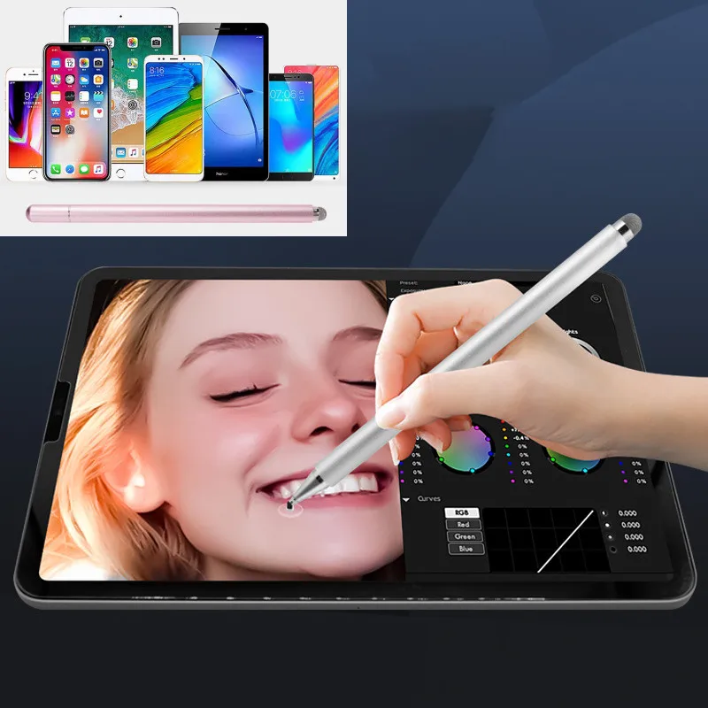 

Стилус для мобильного телефона, ручка для планшета, емкостный сенсорный карандаш для Iphone, Samsung, Универсальный карандаш для экрана телефона Android