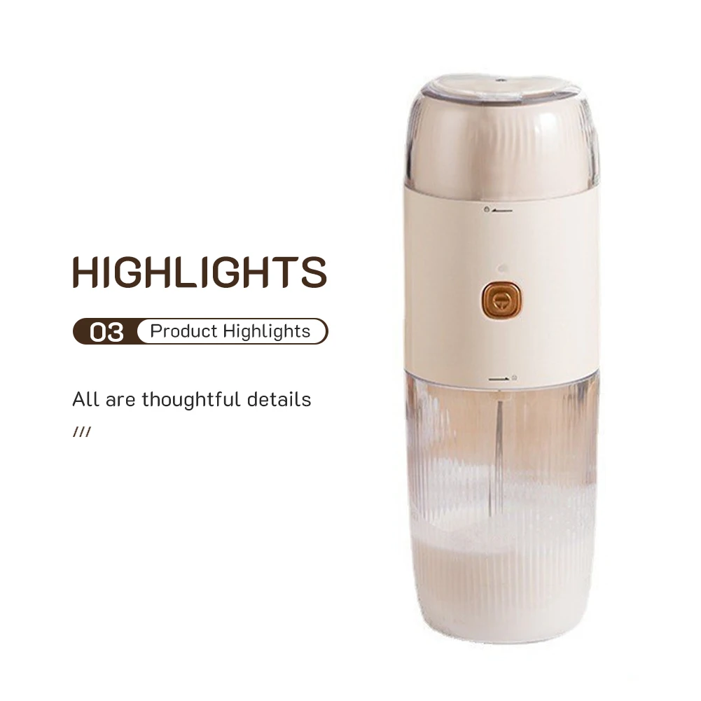 Portable Electric Coffee Grinder Wireless Milk Frother Egg Beater USB Rechargeable Milk Foam Maker Coffee Cup For Home Travel
Portable Electric Coffee Grinder Wireless Milk Frother Egg Beater USB Rechargeable Milk Foam Maker Coffee Cup For Home Travel