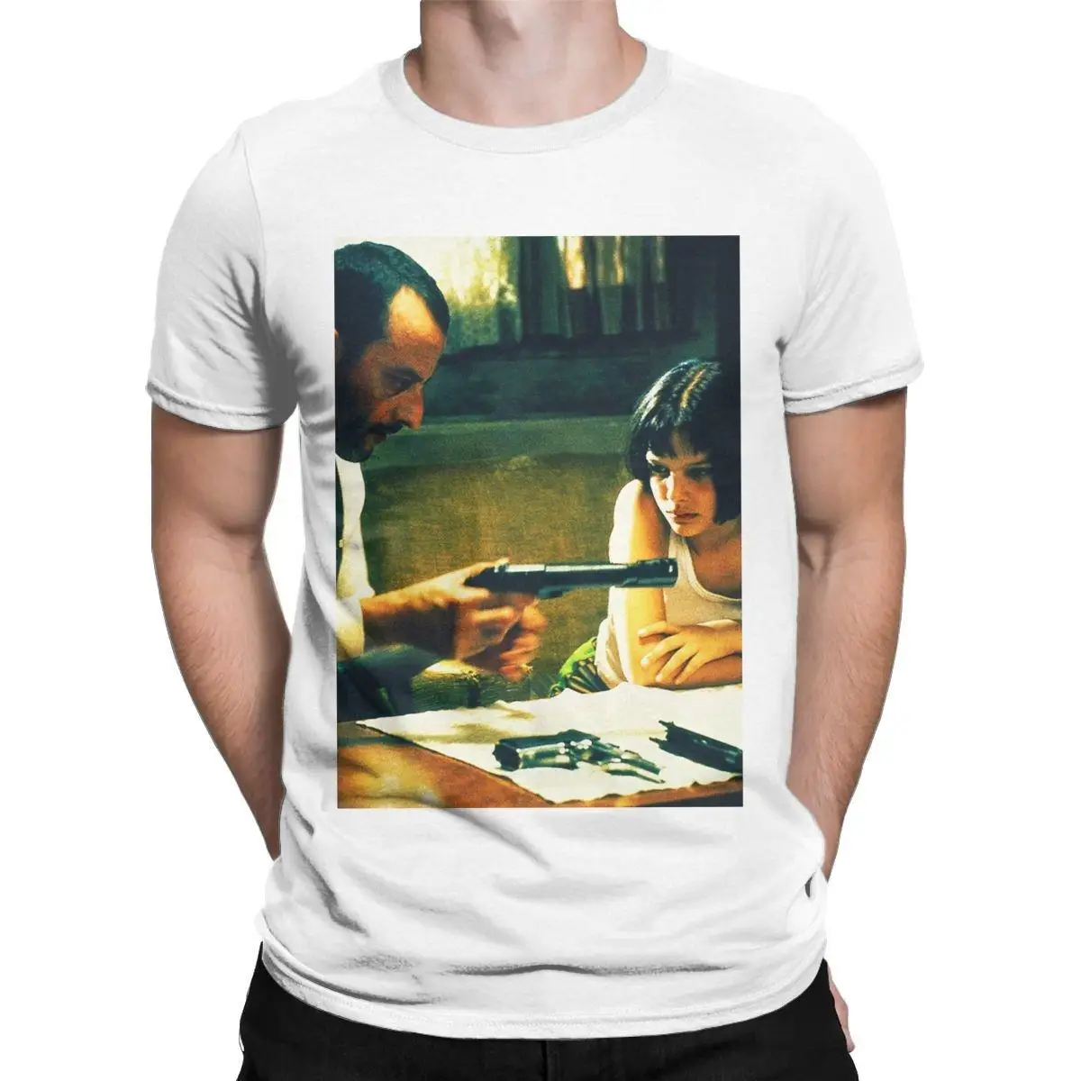Leon The Professional Natalie T-Shirts for Men Jean Reno 90s Movie Novelty Cotton Tees Crew Neck Sleeve T Shirt Party Clothing
Leon The Professional Natalie T-Shirts for Men Jean Reno 90s Movie Novelty Cotton Tees Crew Neck Sleeve T Shirt Party Clothing