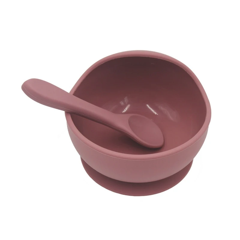 2 Pcs BPA Free Silicone Waterproof Baby Suction Bowl Training Spoon Set Non-Slip Learning Feeding Dish Plate
2 Pcs BPA Free Silicone Waterproof Baby Suction Bowl Training Spoon Set Non-Slip Learning Feeding Dish Plate