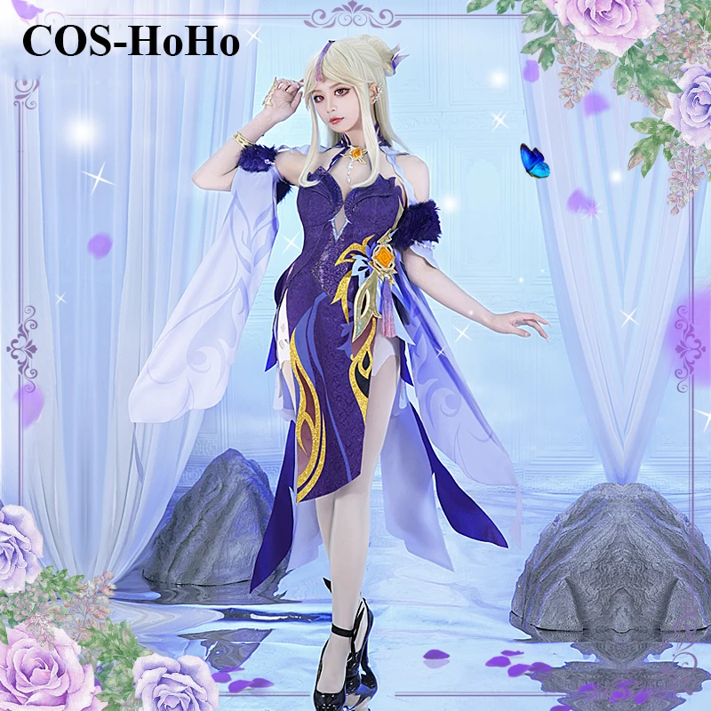 COS-HoHo Anime Genshin Impact Ningguang Elegant Evening Dress Uniform Cosplay Costume Halloween Party Outfit Women 2022 NEW
COS-HoHo Anime Genshin Impact Ningguang Elegant Evening Dress Uniform Cosplay Costume Halloween Party Outfit Women 2022 NEW