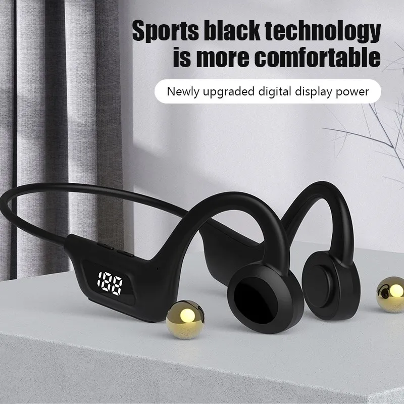 Bone Conduction Wireless Bluetooth Headset LED Ear Hook Earbuds with Mic Air Fone Bluetooth Earphones Wireless Headphones Best
Bone Conduction Wireless Bluetooth Headset LED Ear Hook Earbuds with Mic Air Fone Bluetooth Earphones Wireless Headphones Best
