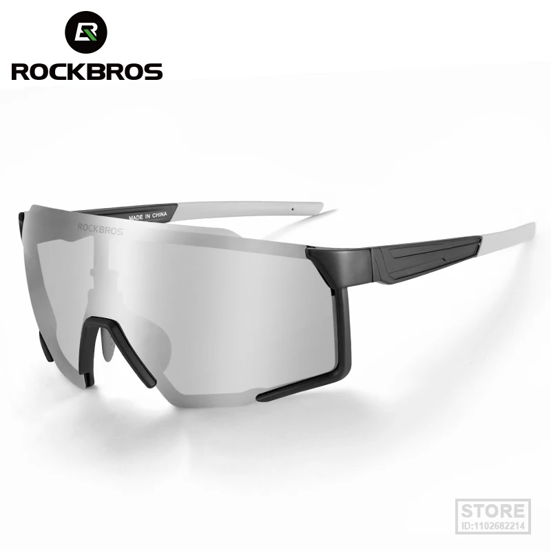 

ROCKBROS Cycling Glasses Polarized Photochromic Cycling Sunglasses Men's Glasses Eyewear Sports Mtb Bike Glasses Cycling Goggles