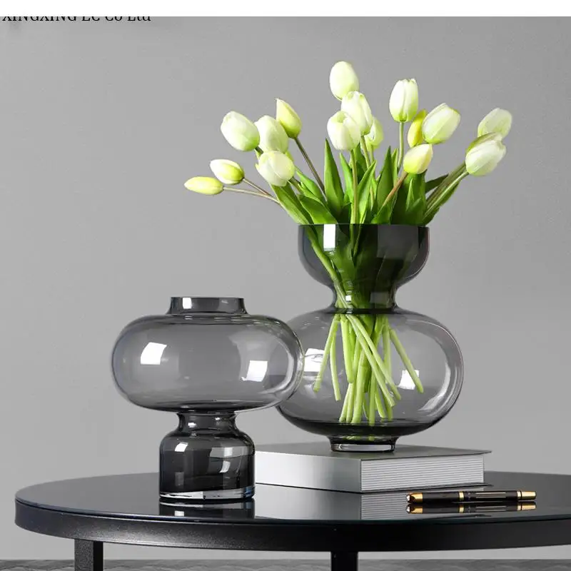 Home Decoration Transparent Glass Vase Modern Hydroponic Flower Arrangement Accessories Storage Tank Countertop Vase Furnishings
Home Decoration Transparent Glass Vase Modern Hydroponic Flower Arrangement Accessories Storage Tank Countertop Vase Furnishings
