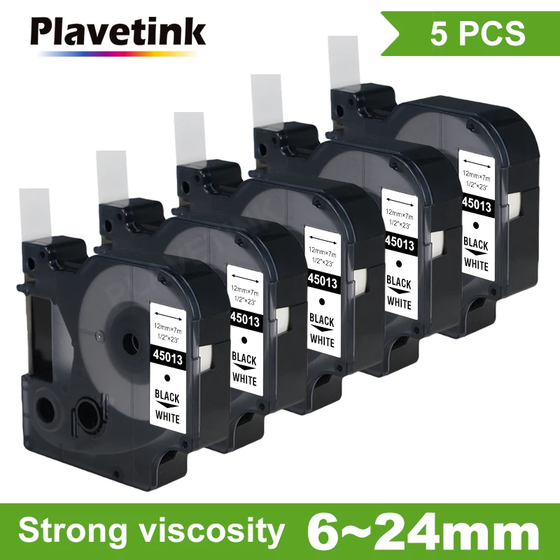 Plavetink 5X совместимый с dymo D1 12 мм ленты 45010 45013 40910 40913 43613 43610 кассета ленты для Dymo label manager LM 160
Plavetink 5X совместимый с dymo D1 12 мм ленты 45010 45013 40910 40913 43613 43610 кассета ленты для Dymo label manager LM 160