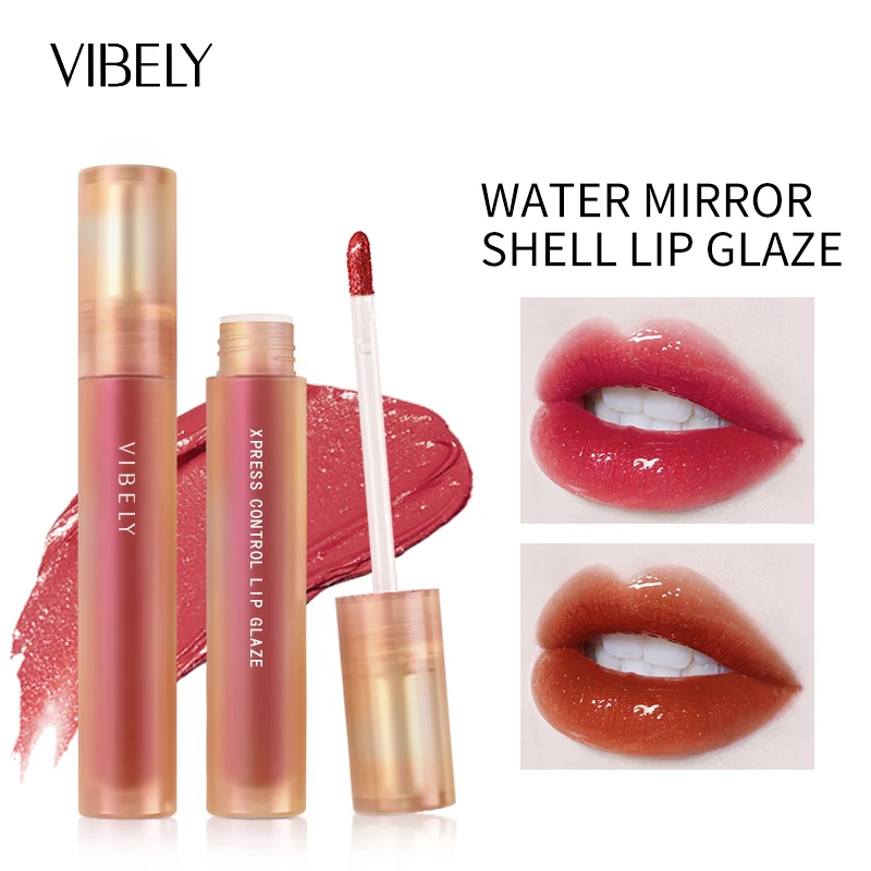

6 Color Mirror Water Lip Gloss Lip Glaze Waterproof Long Lasting Plumper Lip Tint Not Fade Moisturizer Liquid Lipstick Cosmetics
