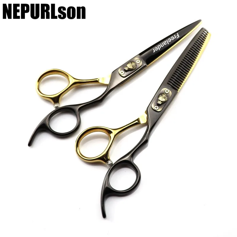 Professional 6.0 '' Black Gold Wolf Hair Scissor Hairdresser Cutting Scissors Thin Hair Tools Barbershop Trimmer Barber Tools
Professional 6.0 '' Black Gold Wolf Hair Scissor Hairdresser Cutting Scissors Thin Hair Tools Barbershop Trimmer Barber Tools